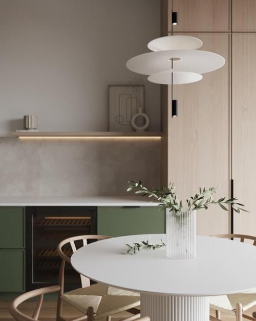 Несколько стильных ракурсов кухни. 01