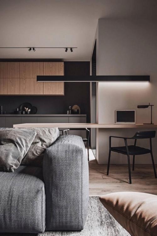 Натуральные материалы, комфортная мебель и ничего лишнего. 01