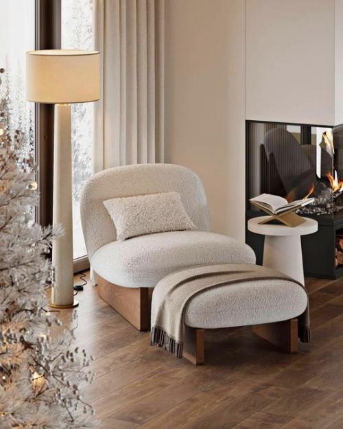 Этот интерьер - пример того, как сдержанная палитра может создать по-настоящему тёплую и уютную атмосферу. 04