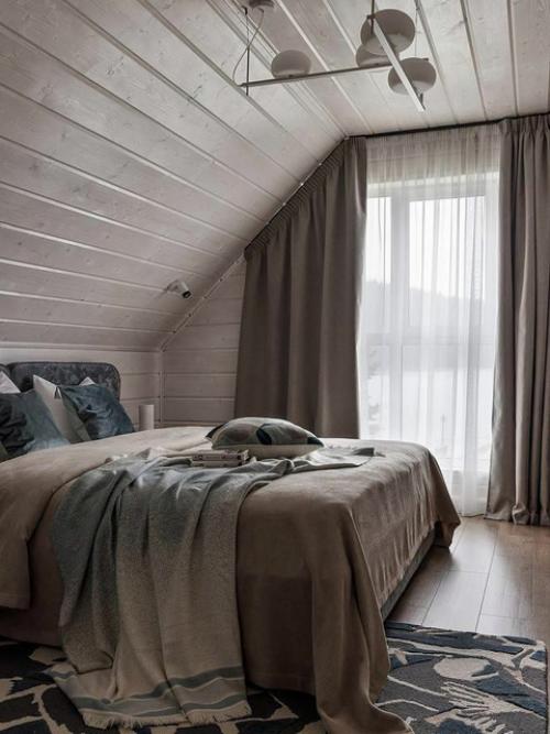 Коричневый с голубым в постельных тонах - это невероятно тёпкое и одновременно свежее сочетание. 08