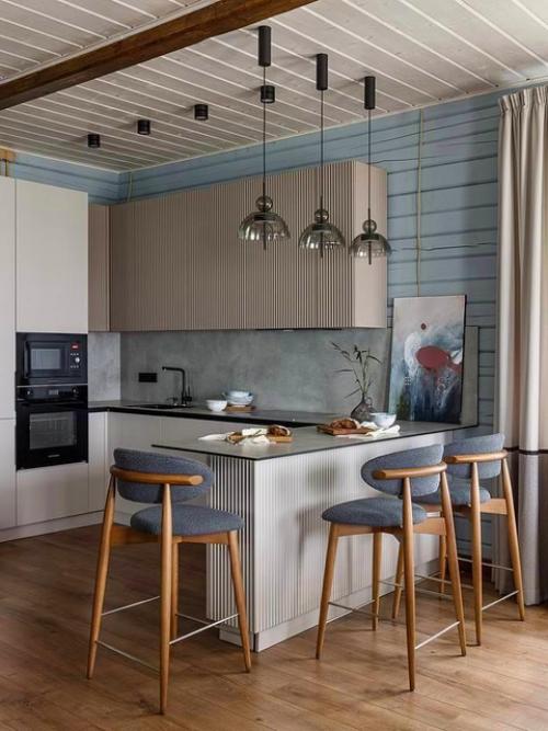 Коричневый с голубым в постельных тонах - это невероятно тёпкое и одновременно свежее сочетание. 01