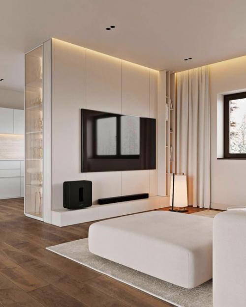 Этот интерьер - пример того, как сдержанная палитра может создать по-настоящему тёплую и уютную атмосферу. 05