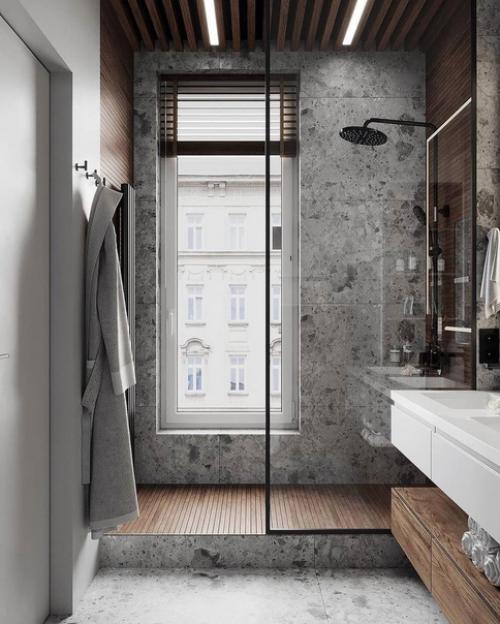 Интерьер квартиры в эко стиле. 07