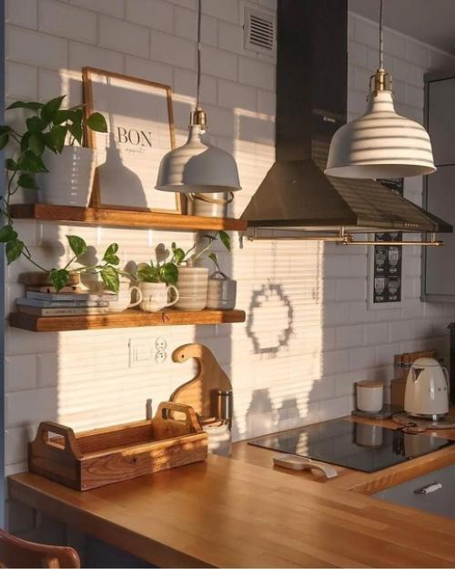 Приятный интерьер домика в скандинавском стиле. 01