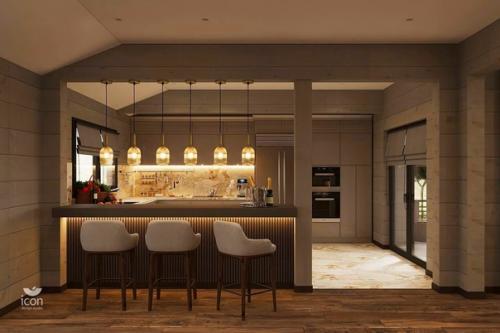 Наконец - то увидела гармоничные рейки в деревянном доме. 02