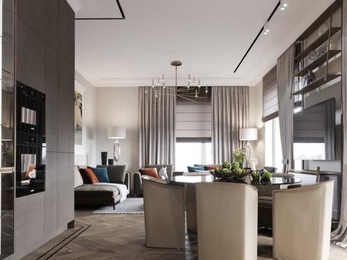 Интерьер в классическом стиле характеризуется элегантностью, роскошью и изысканностью. 01