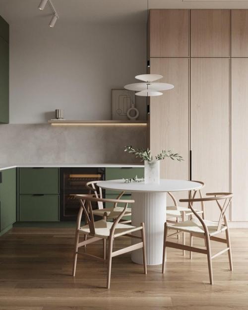 Несколько стильных ракурсов кухни. 04