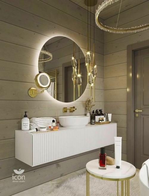 Наконец - то увидела гармоничные рейки в деревянном доме. 06