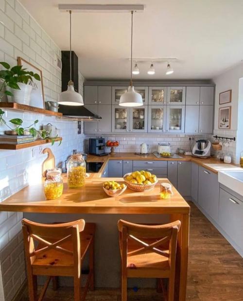 Приятный интерьер домика в скандинавском стиле.