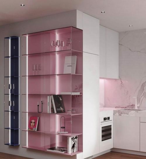 Интерьер, выполненный в современном стиле.