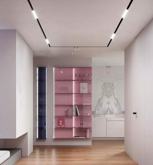 Интерьер, выполненный в современном стиле. 01