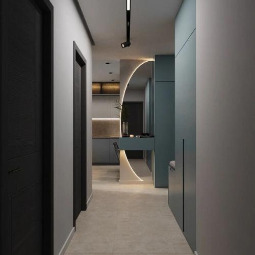 Дизайн кухни и коридора из одного проекта. 04