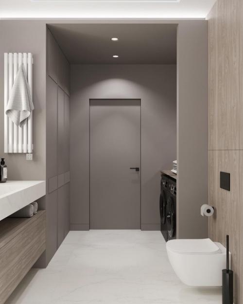 Ванная комната, в которой вместилось все. 01