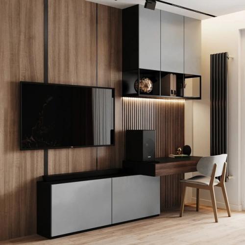 Дизайн кухни и коридора из одного проекта. 02