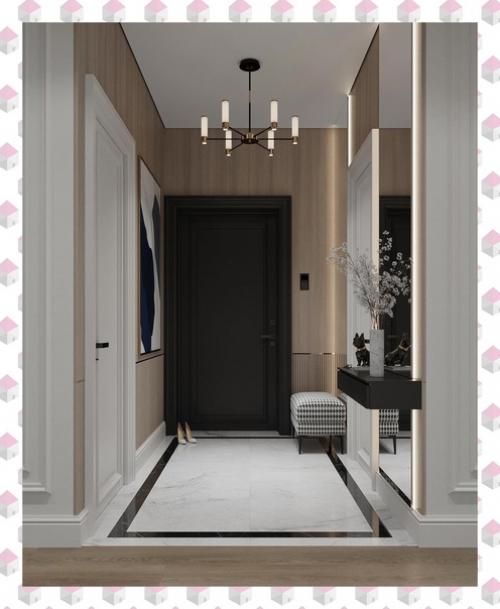 Входная зона в загородном доме. 01