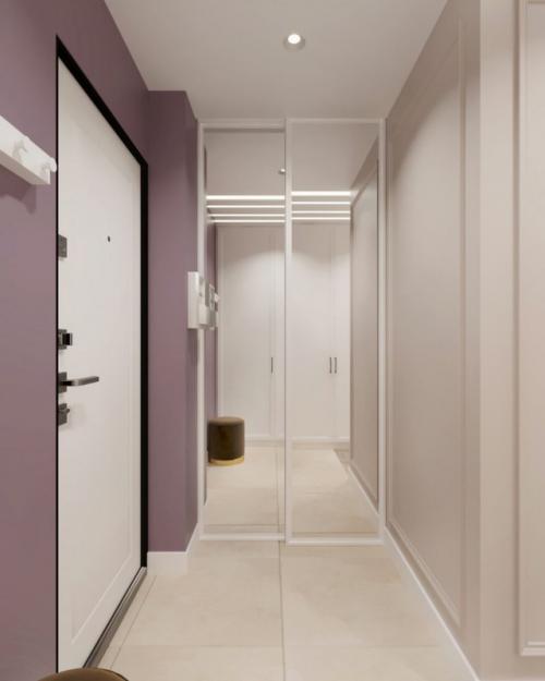 Эта 1-комнатная квартира - прекрасный пример того, как даже небольшое пространство может выглядеть стильно, изящно и легко. 02