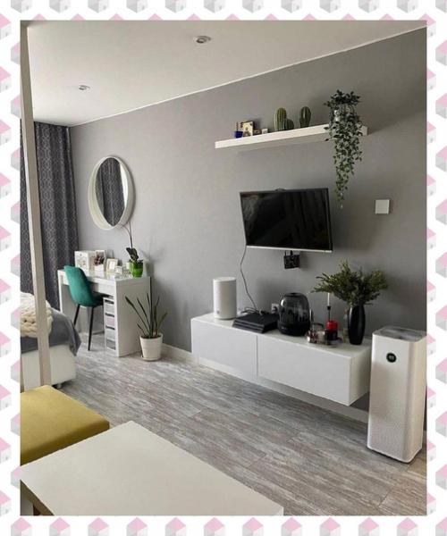 Однокомнатная квартира с отлично реализованной идеей зонирования.