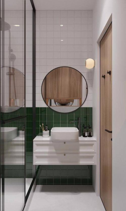 Интерьер квартиры, в котором смелое сочетание стилизованных элементов с современными деталями, придает уникальный характер этому пространству. 05