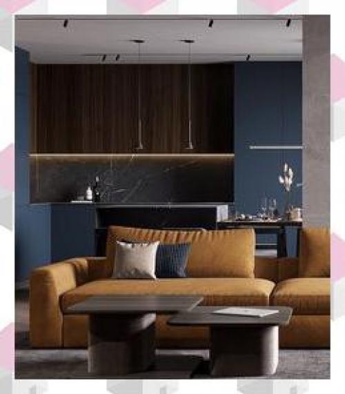 Кухня - гостиная и прихожая.