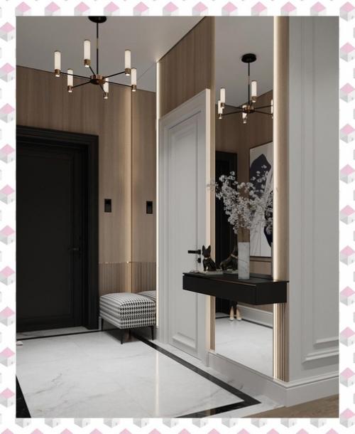 Входная зона в загородном доме. 03