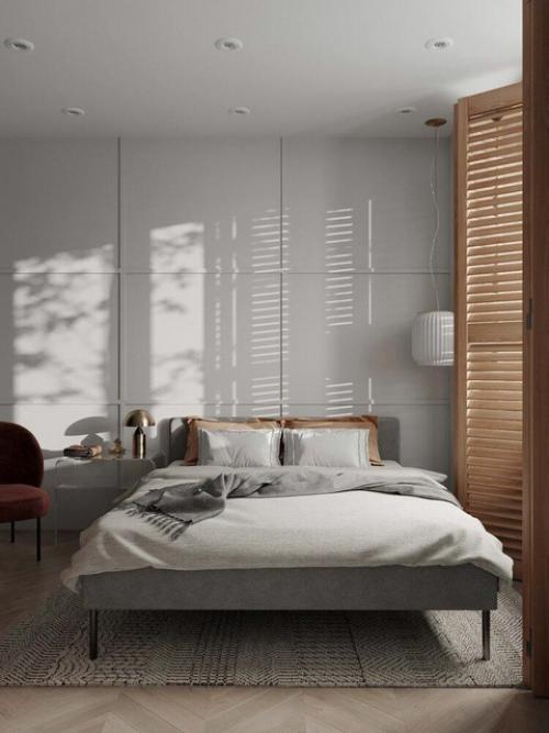 Интерьер квартиры, в котором смелое сочетание стилизованных элементов с современными деталями, придает уникальный характер этому пространству. 04