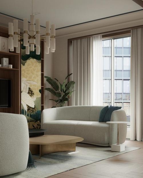 Интерьер квартиры, площадью 80 кв. 08