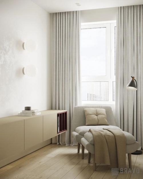 Квартира - студия, общей площадью - 26, 6 кв. 03