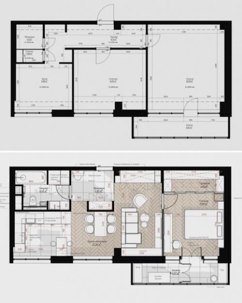 Квартира, общей площадью - 60 кв. 09