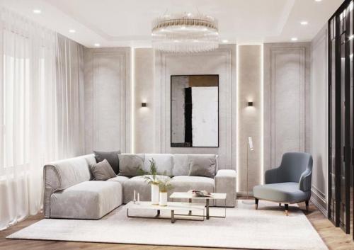 Квартира в приятной цветовой гамме. 01