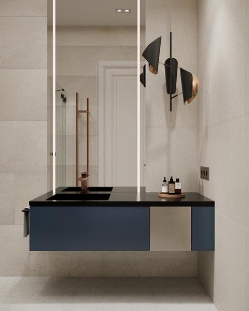 Интерьер квартиры, площадью 80 кв. 05