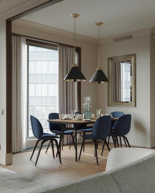 Интерьер квартиры, площадью 80 кв. 02