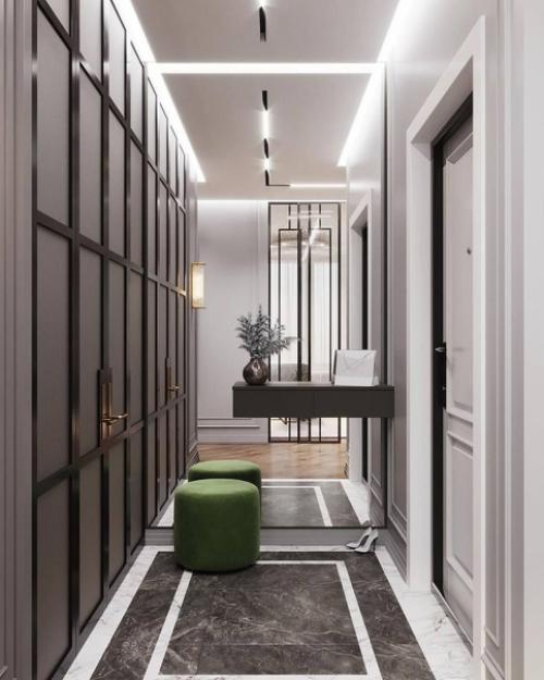 Квартира в приятной цветовой гамме.