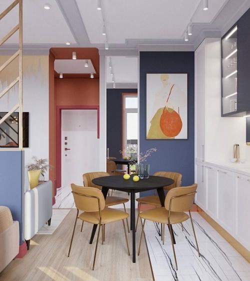 Отличная яркая студия, которая будет притягивать внимание гостей. 01