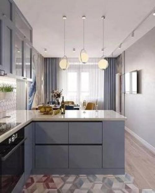 Уютная кухня.  Функционально - художественное помещение. 01