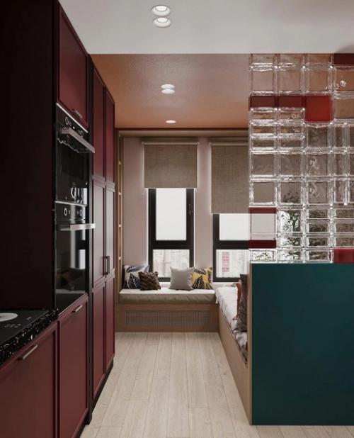 Квартира - студия, общей площадью - 33, 5 кв. 01