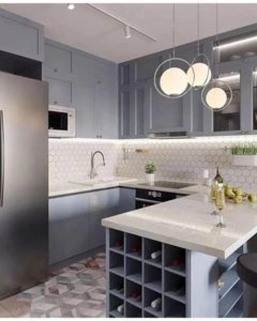 Уютная кухня.  Функционально - художественное помещение. 02