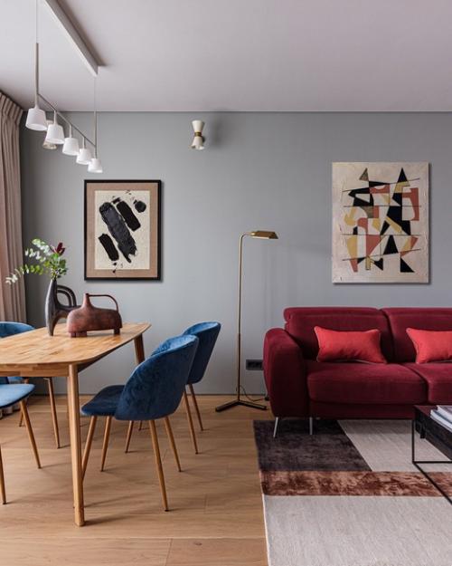 Квартира с яркими акцентами. 03