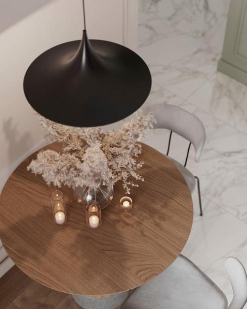 Светлые тона привнесли воздуха, сделали интерьер кухни просторнее и легче. 03