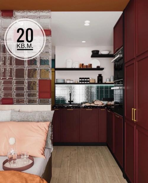 Квартира - студия, общей площадью - 33, 5 кв.