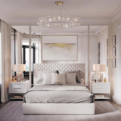 Спальня, светлая и воздушная. 01