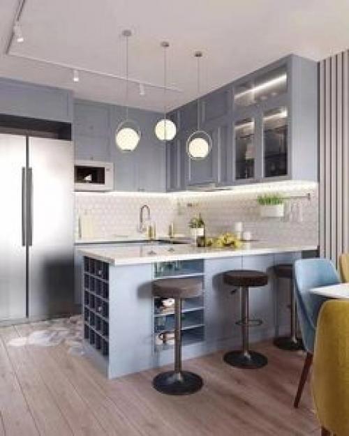 Уютная кухня.  Функционально - художественное помещение. 03